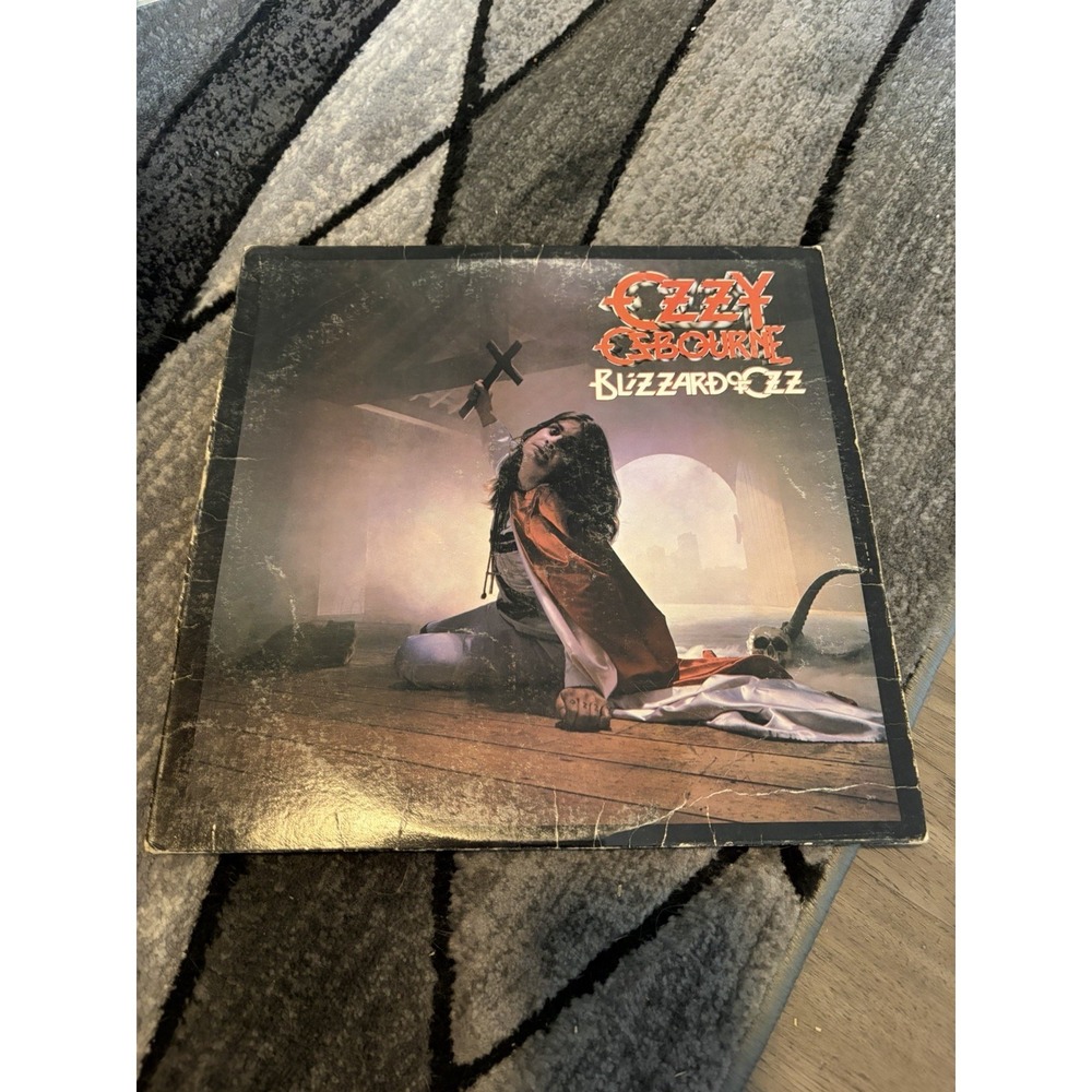 Ozzy Osbourne Blizzard of Ozz LP 1981 Jet JZ 36812 Pitman PAL/PBL-1F‎